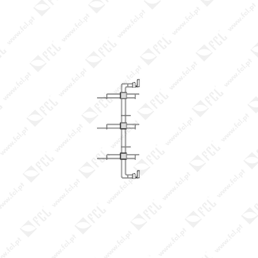 Sapateira lateral extraível, direita, esquema - FCL