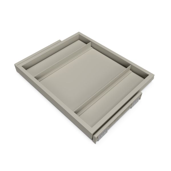 Kit de bandeja e bastidor com corrediças de fecho suave para armários, regulável