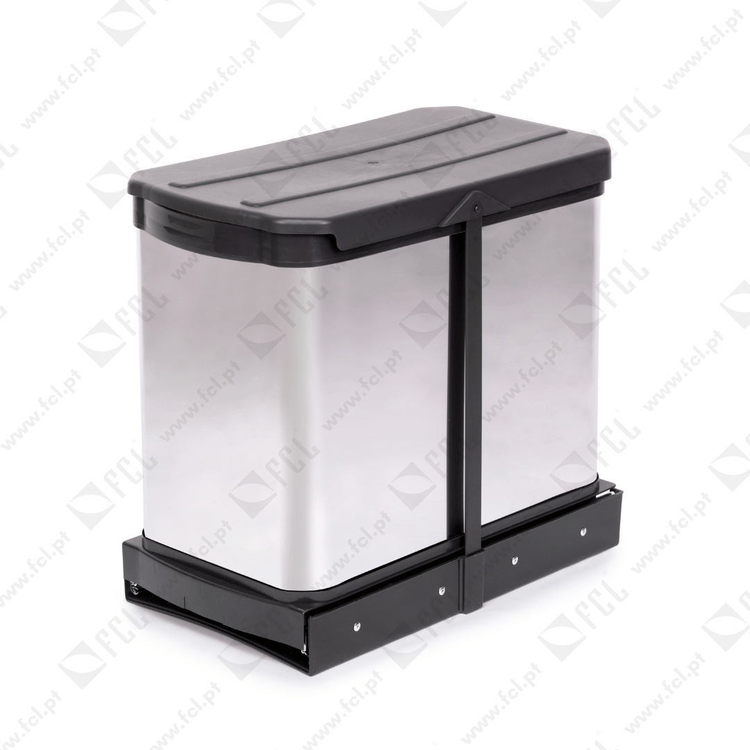Balde do lixo Recycle inox - FCL