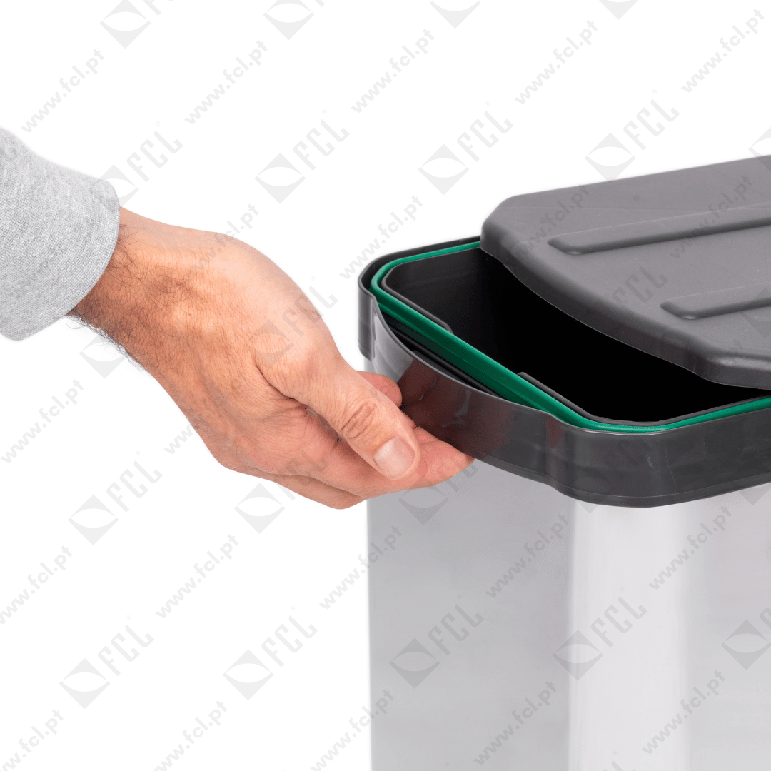 Balde do lixo Recycle inox - FCL