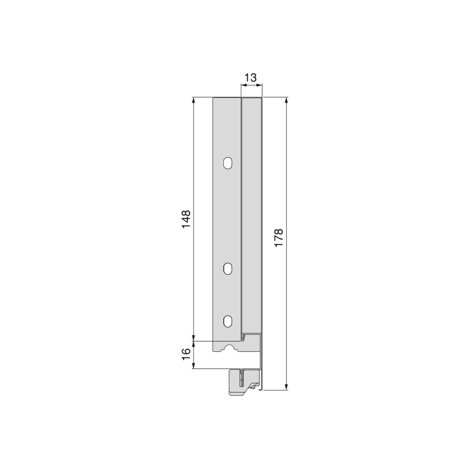 Gaveta exterior Vertex 40 kg com ilhargas laterais de vidro, cinza antracite - Image 22
