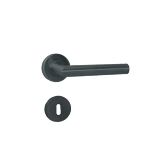 8001PT - Par de Puxador 8001, 19mm preto - FCL