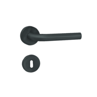 8002PT - Par de Puxador 8002, 19mm preto- FCL