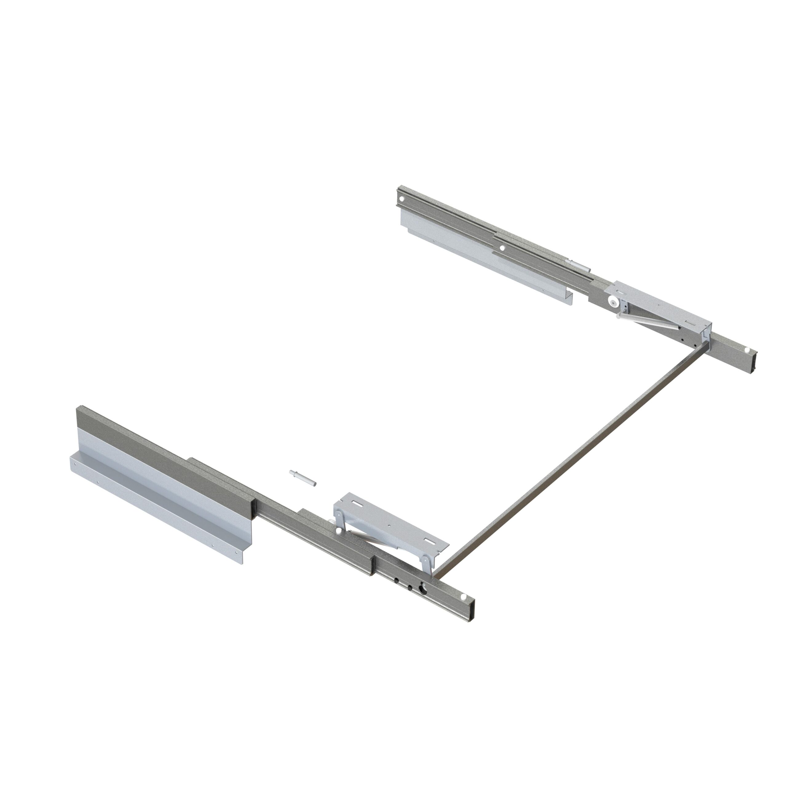Corrediças para mesa extensível e elevatória Oplà Folding+39 M120, Champanhe anodizado , Alumínio- FCL
