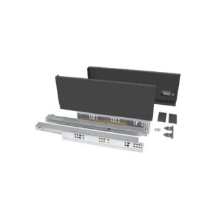 Gaveta Vertex 40 kg, 3d, altura 131 mm, 500, cinza antracite - FCL