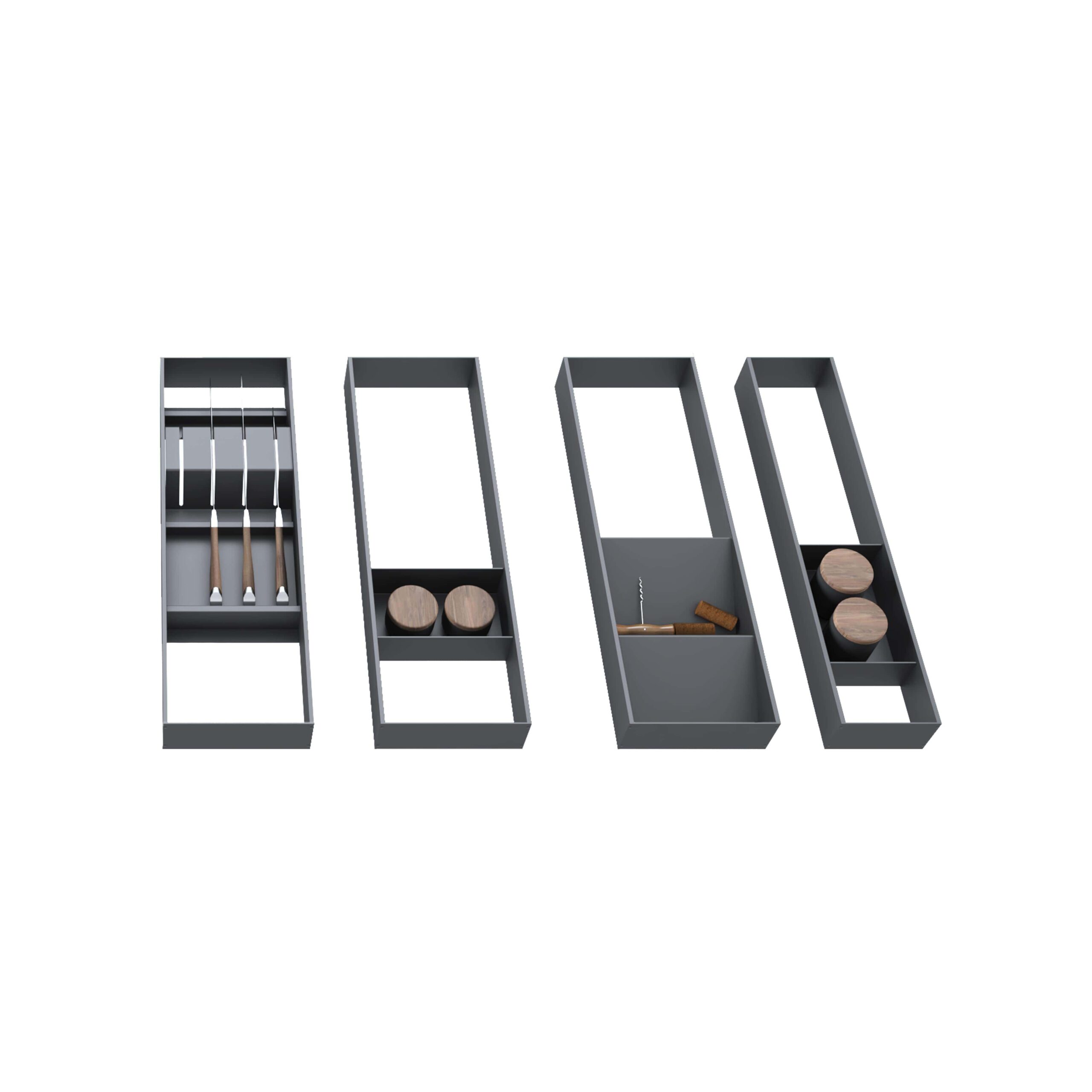 Organizador Orderbox para gavetas, 150x470 mm f6- FCL