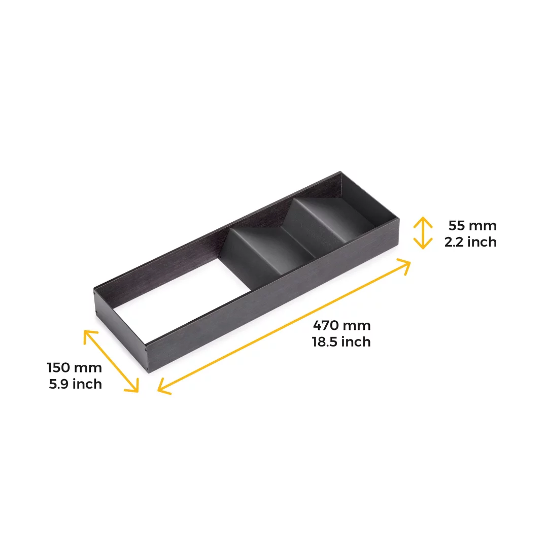 Organizador inclinado Orderbox para gaveta, 150x470 mm F4 - FCL
