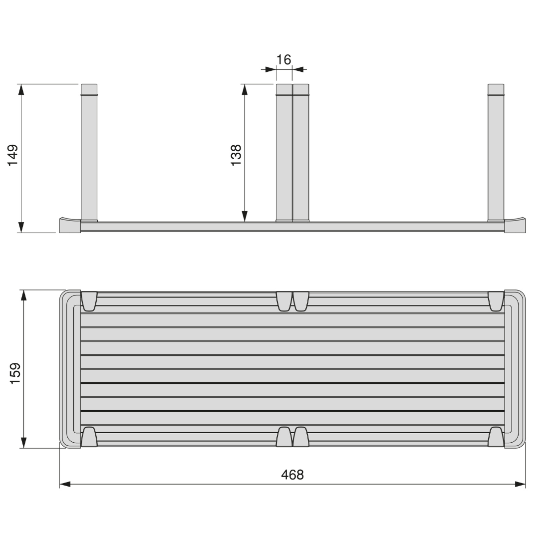 Suporte de pratos para gaveta Orderbox - FCL