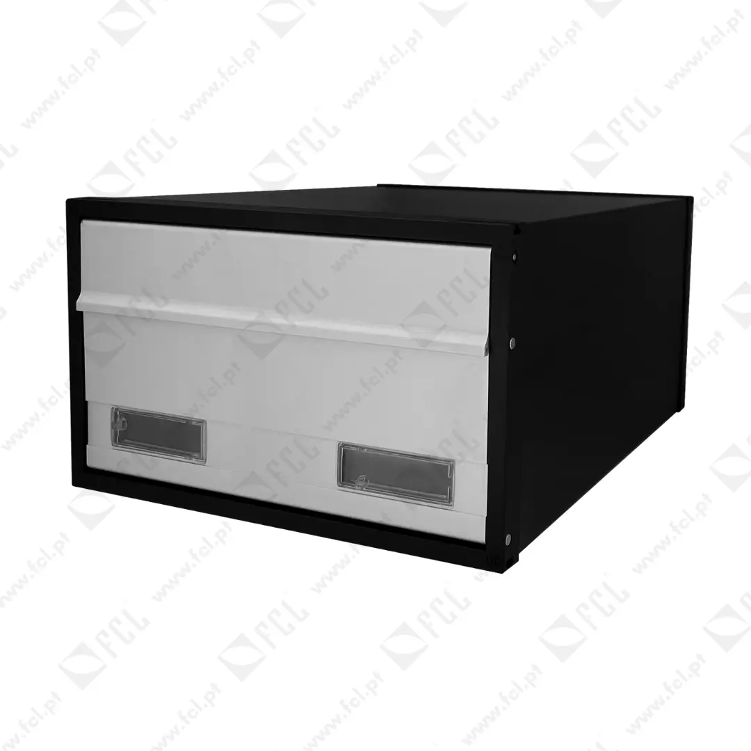 Caixa de correio com 2 faces ref.J4750.2F anodizado natural - FCL