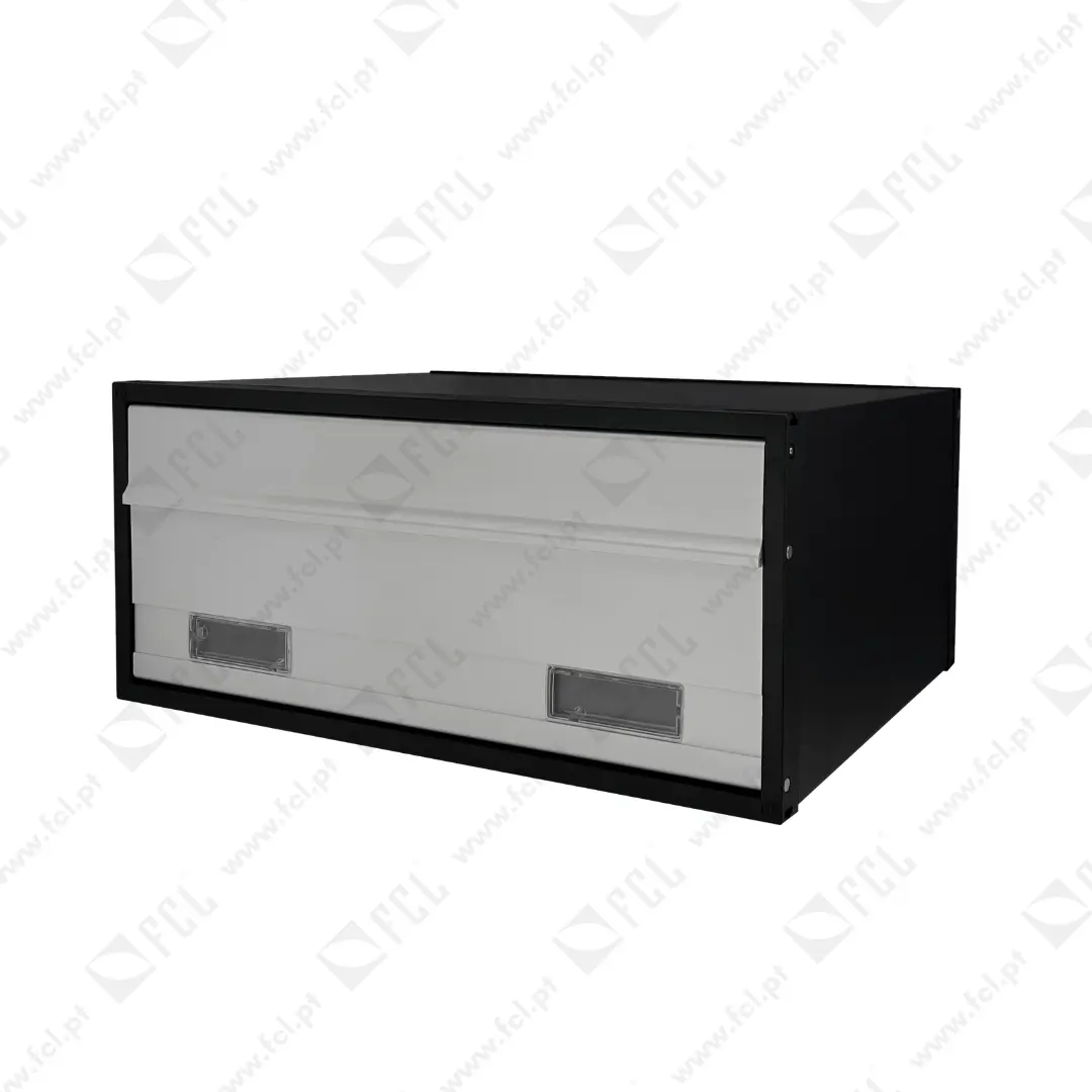 Caixa de correio com 2 faces ref.J6550.2F anodizado natural - FCL
