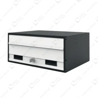 Caixa de correio com 1 face ref.J6550.1F Alumínio Lacado Branco - FCL