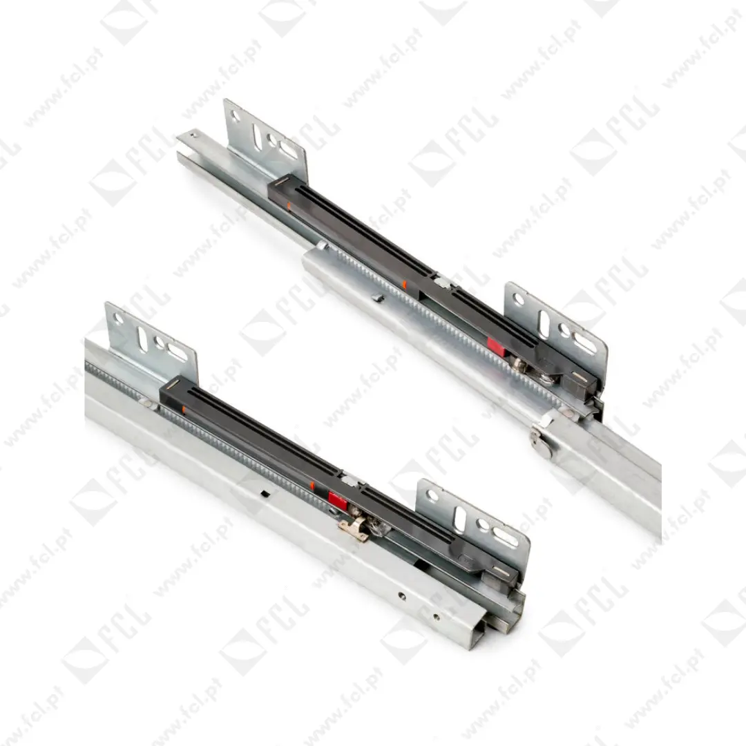 Carrinho extraível cestos e carrinho pão fecho Soft M 300mm Aço - FCL