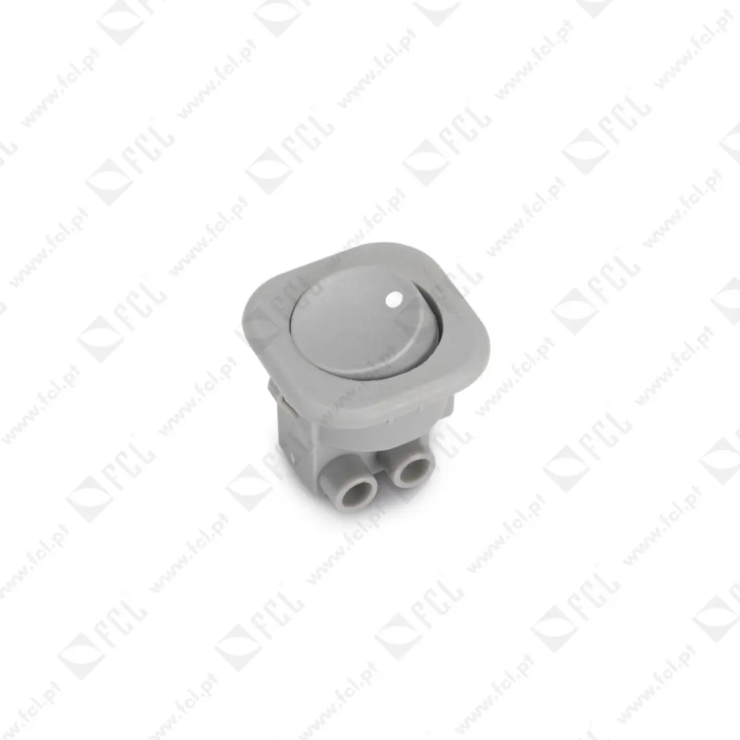 Interruptor para encastrar D21x21, Plástico cinza - FCL